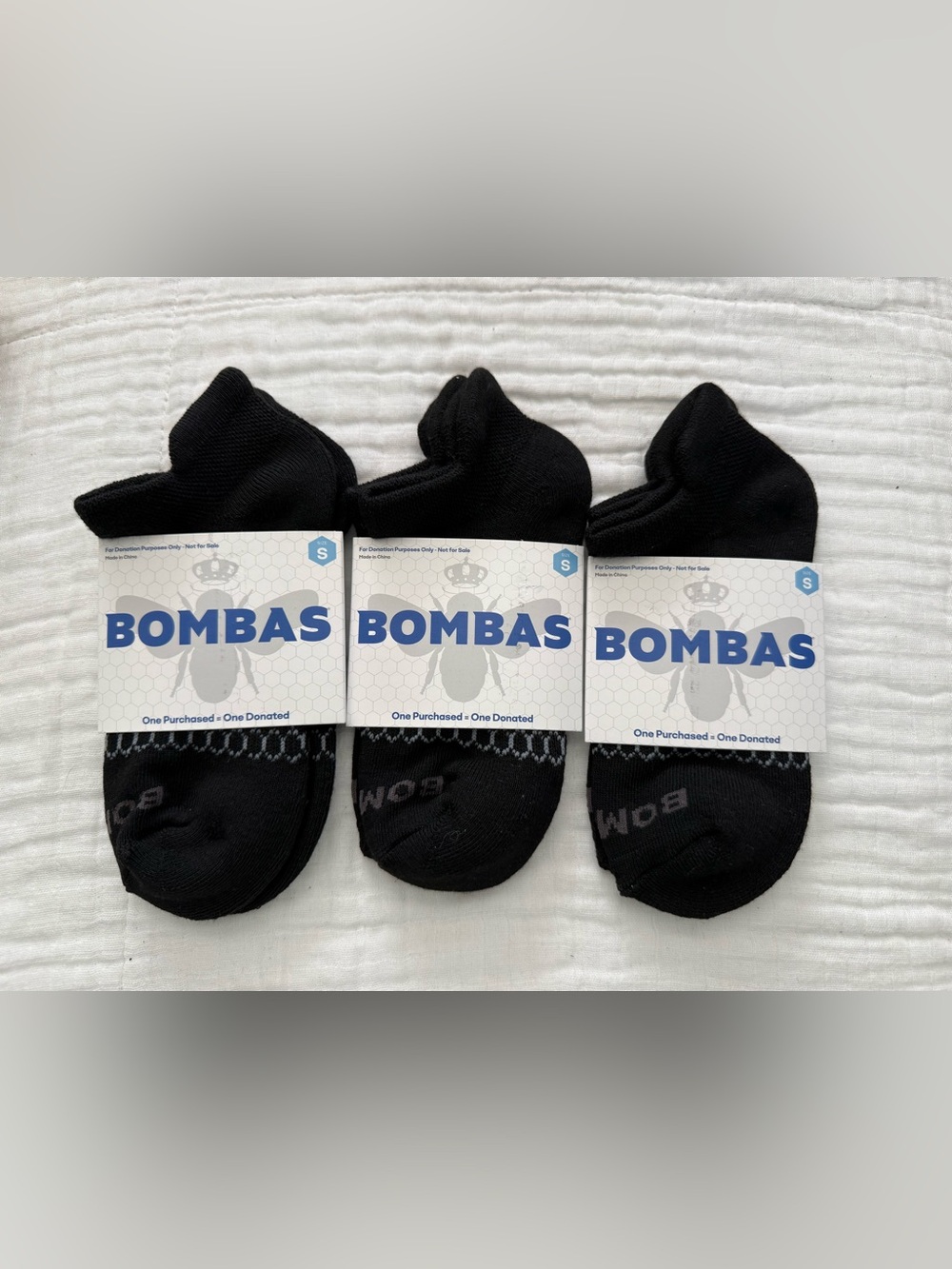 NWT Bombas Ankle Socks Size Small-Women’s Size 4-7.5 (3 Pack Bundle)